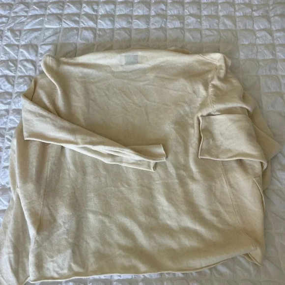 Michael Stars cream wool cashmere blend cardigan - Picture 6 of 8